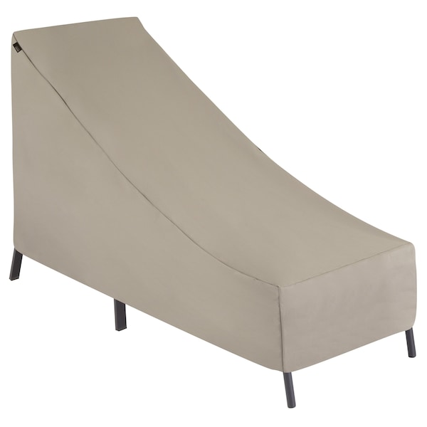 Modern Leisure Chalet Patio Chaise Lounge Cover, 65 in. L x 28 in. W x 29 in. H, Beige 2934 - main